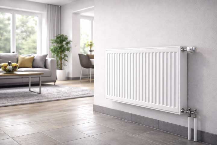 Modern industrial heating pipes